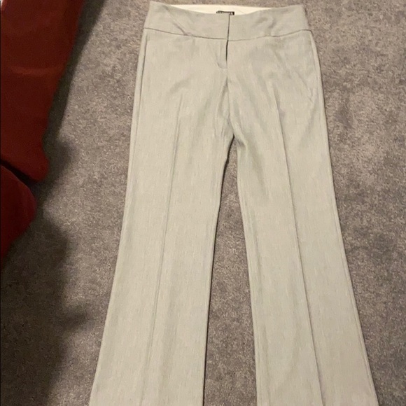 Express Editor Light Gray Slacks - Picture 1 of 6